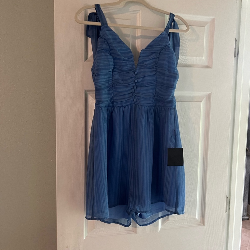 Lulus Blue Sexy Romper